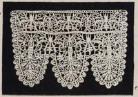 An illustration from A supplemental descriptive catalogue of specimens of lace acquired for the South Kensington museum, between June 1880 and June 1890 / By Alan S. Cole (1891)