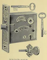 An illustration from Supplementary catalogue of the Branford Lock Works (1881)