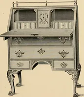An illustration from Supplement to spring catalogue : desks, cabinets, bookcases for the fall trade / Clark Bros. & Co. (1886)
