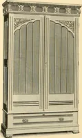 An illustration from Supplement to spring catalogue : desks, cabinets, bookcases for the fall trade / Clark Bros. & Co. (1886)