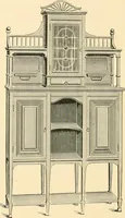An illustration from Supplement to spring catalogue : desks, cabinets, bookcases for the fall trade / Clark Bros. & Co. (1886)