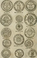 An illustration from Supplement to Thompson's Bank note reporter, containing 750 fac-similes of the various gold and silver coins, most generally found in circulation (1850)