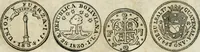 Picture 41 of 132 from Supplement to Thompson's Bank note reporter, containing 750 fac-similes of the various gold and silver coins, most generally found in circulation (1850), leaf 16