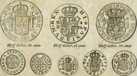 Picture 46 of 132 from Supplement to Thompson's Bank note reporter, containing 750 fac-similes of the various gold and silver coins, most generally found in circulation (1850), leaf 18