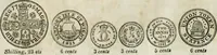 Picture 61 of 132 from Supplement to Thompson's Bank note reporter, containing 750 fac-similes of the various gold and silver coins, most generally found in circulation (1850), leaf 22