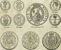 Picture 66 of 132 from Supplement to Thompson's Bank note reporter, containing 750 fac-similes of the various gold and silver coins, most generally found in circulation (1850), leaf 24