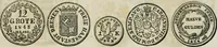 Picture 84 of 132 from Supplement to Thompson's Bank note reporter, containing 750 fac-similes of the various gold and silver coins, most generally found in circulation (1850), leaf 30
