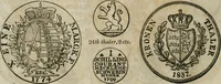 Picture 86 of 132 from Supplement to Thompson's Bank note reporter, containing 750 fac-similes of the various gold and silver coins, most generally found in circulation (1850), leaf 31