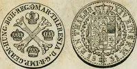 An illustration from Supplement to Thompson's Bank note reporter, containing 750 fac-similes of the various gold and silver coins, most generally found in circulation (1850)