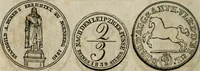 Picture 103 of 132 from Supplement to Thompson's Bank note reporter, containing 750 fac-similes of the various gold and silver coins, most generally found in circulation (1850), leaf 35