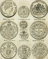Picture 105 of 132 from Supplement to Thompson's Bank note reporter, containing 750 fac-similes of the various gold and silver coins, most generally found in circulation (1850), leaf 36