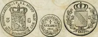 Picture 106 of 132 from Supplement to Thompson's Bank note reporter, containing 750 fac-similes of the various gold and silver coins, most generally found in circulation (1850), leaf 36