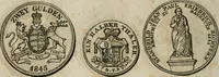 Picture 113 of 132 from Supplement to Thompson's Bank note reporter, containing 750 fac-similes of the various gold and silver coins, most generally found in circulation (1850), leaf 39