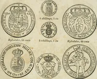 An illustration from Supplement to Thompson's Bank note reporter, containing 750 fac-similes of the various gold and silver coins, most generally found in circulation (1850)