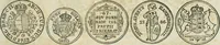 Picture 23 of 132 from Supplement to Thompson's Bank note reporter, containing 750 fac-similes of the various gold and silver coins, most generally found in circulation (1850), leaf 8