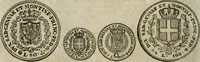 Picture 27 of 132 from Supplement to Thompson's Bank note reporter, containing 750 fac-similes of the various gold and silver coins, most generally found in circulation (1850), leaf 9