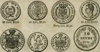 Picture 28 of 132 from Supplement to Thompson's Bank note reporter, containing 750 fac-similes of the various gold and silver coins, most generally found in circulation (1850), leaf 9