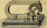 An illustration from Sur les progrès de la science électrique et les nouvelles machines d'induction (1885)