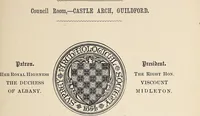 An illustration from Surrey archaeological collections, relating to the history and antiquities of the county (1906)