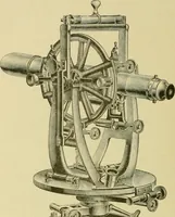 An illustration from Surveying ; a manual of practical instruction in the art of plane surveying, including plotting, leveling, triangulation, line running, cross-sectioning, traversing, and other details of field work (1910)