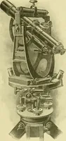 An illustration from Surveying ; a manual of practical instruction in the art of plane surveying, including plotting, leveling, triangulation, line running, cross-sectioning, traversing, and other details of field work (1910)