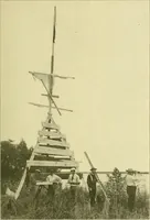 An illustration from Surveying ; a manual of practical instruction in the art of plane surveying, including plotting, leveling, triangulation, line running, cross-sectioning, traversing, and other details of field work (1910)