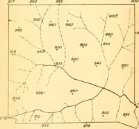 An illustration from Surveying, with sections on map reading. military sketching and topographic drawing (1919)