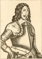 An illustration from A survey of England's champions and truths faithfull patriots; or, A Chronological recitement of the principall proceedings of the most worthy commanders of the prosperous armies raised for the preservation of religion, the Kings Majesties Person, the Privileges of Parliament, and the liberty of the subject, [etc.]; with a most exact narration of the several victories, as also the number of commanders and soldiers that have been slain on both sides since these uncivill civill wars began (1647)