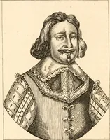 An illustration from A survey of England's champions and truths faithfull patriots; or, A Chronological recitement of the principall proceedings of the most worthy commanders of the prosperous armies raised for the preservation of religion, the Kings Majesties Person, the Privileges of Parliament, and the liberty of the subject, [etc.]; with a most exact narration of the several victories, as also the number of commanders and soldiers that have been slain on both sides since these uncivill civill wars began (1647)
