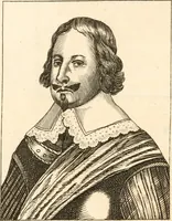 An illustration from A survey of England's champions and truths faithfull patriots; or, A Chronological recitement of the principall proceedings of the most worthy commanders of the prosperous armies raised for the preservation of religion, the Kings Majesties Person, the Privileges of Parliament, and the liberty of the subject, [etc.]; with a most exact narration of the several victories, as also the number of commanders and soldiers that have been slain on both sides since these uncivill civill wars began (1647)