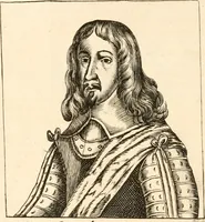 An illustration from A survey of England's champions and truths faithfull patriots; or, A Chronological recitement of the principall proceedings of the most worthy commanders of the prosperous armies raised for the preservation of religion, the Kings Majesties Person, the Privileges of Parliament, and the liberty of the subject, [etc.]; with a most exact narration of the several victories, as also the number of commanders and soldiers that have been slain on both sides since these uncivill civill wars began (1647)