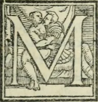 An illustration from Svpplimento delle piacevoli, ingeniose, et argutissime lettre. Indrizzate a diuersi, sotto varij, & bellissimi discorsi, nello antico volgare idioma composte, & dichiarite con moralissimi vocaboli (1556)