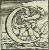 An illustration from Svpplimento delle piacevoli, ingeniose, et argutissime lettre. Indrizzate a diuersi, sotto varij, & bellissimi discorsi, nello antico volgare idioma composte, & dichiarite con moralissimi vocaboli (1556)