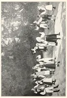 An illustration from Swedish song games; a collection of games and songs for school, home, and playground use (1913)
