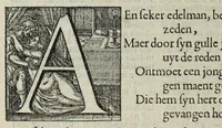 Picture 17 of 36 from 's Werelts begin, midden, eynde, besloten in den trou-ringh : met den proefsteen van den selven (1637), leaf 306