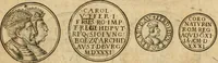 An illustration from Sylloge numismatum elegantiorum, quae diuersi impp., reges, principes, comites, respublicae diuersas ob causas ab anno 1500 ad annum usq[ue] 1600 cudi fecerunt, concinnata & historica narratione (sed breui) illustrata (1620)
