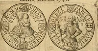 An illustration from Sylloge numismatum elegantiorum, quae diuersi impp., reges, principes, comites, respublicae diuersas ob causas ab anno 1500 ad annum usq[ue] 1600 cudi fecerunt, concinnata & historica narratione (sed breui) illustrata (1620)
