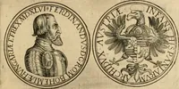 An illustration from Sylloge numismatum elegantiorum, quae diuersi impp., reges, principes, comites, respublicae diuersas ob causas ab anno 1500 ad annum usq[ue] 1600 cudi fecerunt, concinnata & historica narratione (sed breui) illustrata (1620)