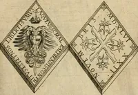 An illustration from Sylloge numismatum elegantiorum, quae diuersi impp., reges, principes, comites, respublicae diuersas ob causas ab anno 1500 ad annum usq[ue] 1600 cudi fecerunt, concinnata & historica narratione (sed breui) illustrata (1620)