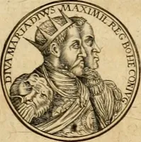 An illustration from Sylloge numismatum elegantiorum, quae diuersi impp., reges, principes, comites, respublicae diuersas ob causas ab anno 1500 ad annum usq[ue] 1600 cudi fecerunt, concinnata & historica narratione (sed breui) illustrata (1620)