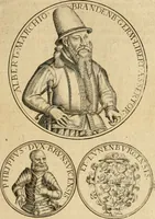 An illustration from Sylloge numismatum elegantiorum, quae diuersi impp., reges, principes, comites, respublicae diuersas ob causas ab anno 1500 ad annum usq[ue] 1600 cudi fecerunt, concinnata & historica narratione (sed breui) illustrata (1620)