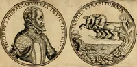 An illustration from Sylloge numismatum elegantiorum, quae diuersi impp., reges, principes, comites, respublicae diuersas ob causas ab anno 1500 ad annum usq[ue] 1600 cudi fecerunt, concinnata & historica narratione (sed breui) illustrata (1620)