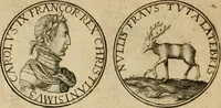 An illustration from Sylloge numismatum elegantiorum, quae diuersi impp., reges, principes, comites, respublicae diuersas ob causas ab anno 1500 ad annum usq[ue] 1600 cudi fecerunt, concinnata & historica narratione (sed breui) illustrata (1620)