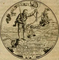 An illustration from Sylloge numismatum elegantiorum, quae diuersi impp., reges, principes, comites, respublicae diuersas ob causas ab anno 1500 ad annum usq[ue] 1600 cudi fecerunt, concinnata & historica narratione (sed breui) illustrata (1620)