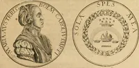 An illustration from Sylloge numismatum elegantiorum, quae diuersi impp., reges, principes, comites, respublicae diuersas ob causas ab anno 1500 ad annum usq[ue] 1600 cudi fecerunt, concinnata & historica narratione (sed breui) illustrata (1620)