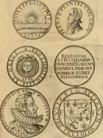 An illustration from Sylloge numismatum elegantiorum, quae diuersi impp., reges, principes, comites, respublicae diuersas ob causas ab anno 1500 ad annum usq[ue] 1600 cudi fecerunt, concinnata & historica narratione (sed breui) illustrata (1620)