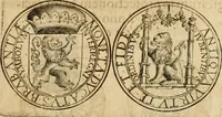 An illustration from Sylloge numismatum elegantiorum, quae diuersi impp., reges, principes, comites, respublicae diuersas ob causas ab anno 1500 ad annum usq[ue] 1600 cudi fecerunt, concinnata & historica narratione (sed breui) illustrata (1620)