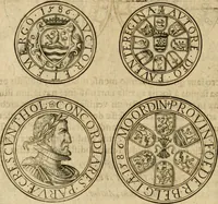 An illustration from Sylloge numismatum elegantiorum, quae diuersi impp., reges, principes, comites, respublicae diuersas ob causas ab anno 1500 ad annum usq[ue] 1600 cudi fecerunt, concinnata & historica narratione (sed breui) illustrata (1620)