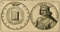 An illustration from Sylloge numismatum elegantiorum, quae diuersi impp., reges, principes, comites, respublicae diuersas ob causas ab anno 1500 ad annum usq[ue] 1600 cudi fecerunt, concinnata & historica narratione (sed breui) illustrata (1620)