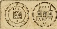 An illustration from Sylloge numismatum elegantiorum, quae diuersi impp., reges, principes, comites, respublicae diuersas ob causas ab anno 1500 ad annum usq[ue] 1600 cudi fecerunt, concinnata & historica narratione (sed breui) illustrata (1620)